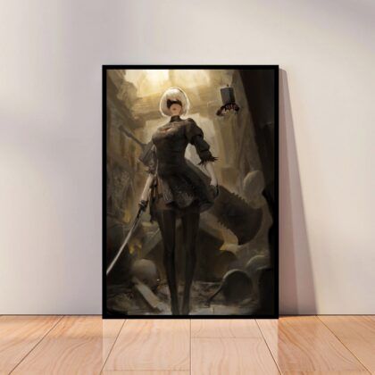 Nier Automata Game Poster Canvas Wall Art Home Decor (No Frame)