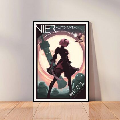 Nier Automata Game Poster Canvas Wall Art Home Decor (No Frame)
