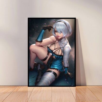 Nier Automata Game Poster Canvas Wall Art Home Decor (No Frame)