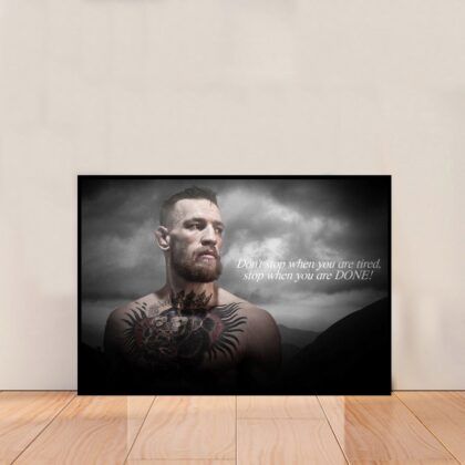 Conor McGregor Boxing Super Star Poster Canvas Wall Art Home Decor (No Frame)