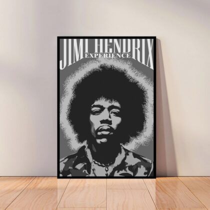 Jimi Hendrix Music Poster Canvas Wall Art Home Decor (No Frame)