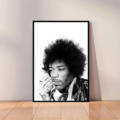 Jimi Hendrix Music Poster Canvas Wall Art Home Decor (No Frame)