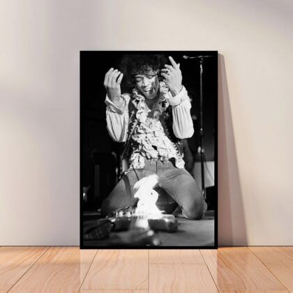 Jimi Hendrix Music Poster Canvas Wall Art Home Decor (No Frame)