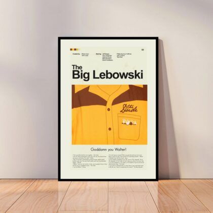 The Big Lebowski Movie Poster Canvas Wall Art Home Decor (No Frame)