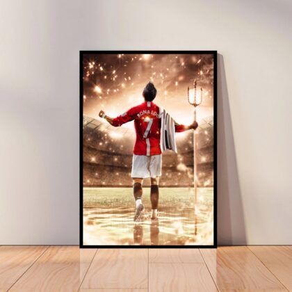 Cristiano Ronaldo Sports Poster Canvas Wall Art Home Decor (No Frame)