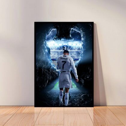 Cristiano Ronaldo Sports Poster Canvas Wall Art Home Decor (No Frame)