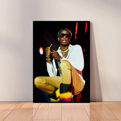 Young Thug Music Poster Canvas Wall Art Home Decor (No Frame)