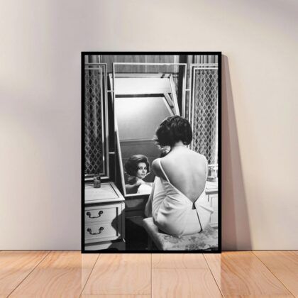 Sophia Loren Movie Star Poster Canvas Wall Art Home Decor (No Frame)