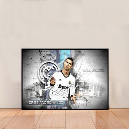 Cristiano Ronaldo Sports Poster Canvas Wall Art Home Decor (No Frame)