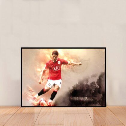 Cristiano Ronaldo Sports Poster Canvas Wall Art Home Decor (No Frame)