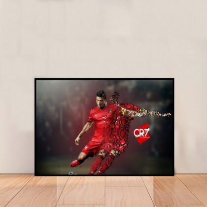 Cristiano Ronaldo Sports Poster Canvas Wall Art Home Decor (No Frame)
