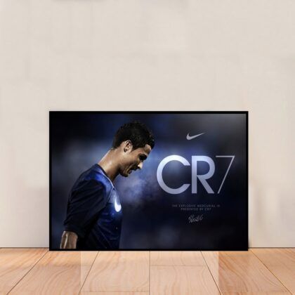 Cristiano Ronaldo Sports Poster Canvas Wall Art Home Decor (No Frame)