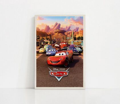 Cars 1 2006 MOVIE Poster Canvas Wall Art Home Decor (No Frame)