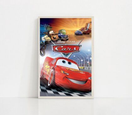 Cars 1 2006 MOVIE Poster Canvas Wall Art Home Decor (No Frame)