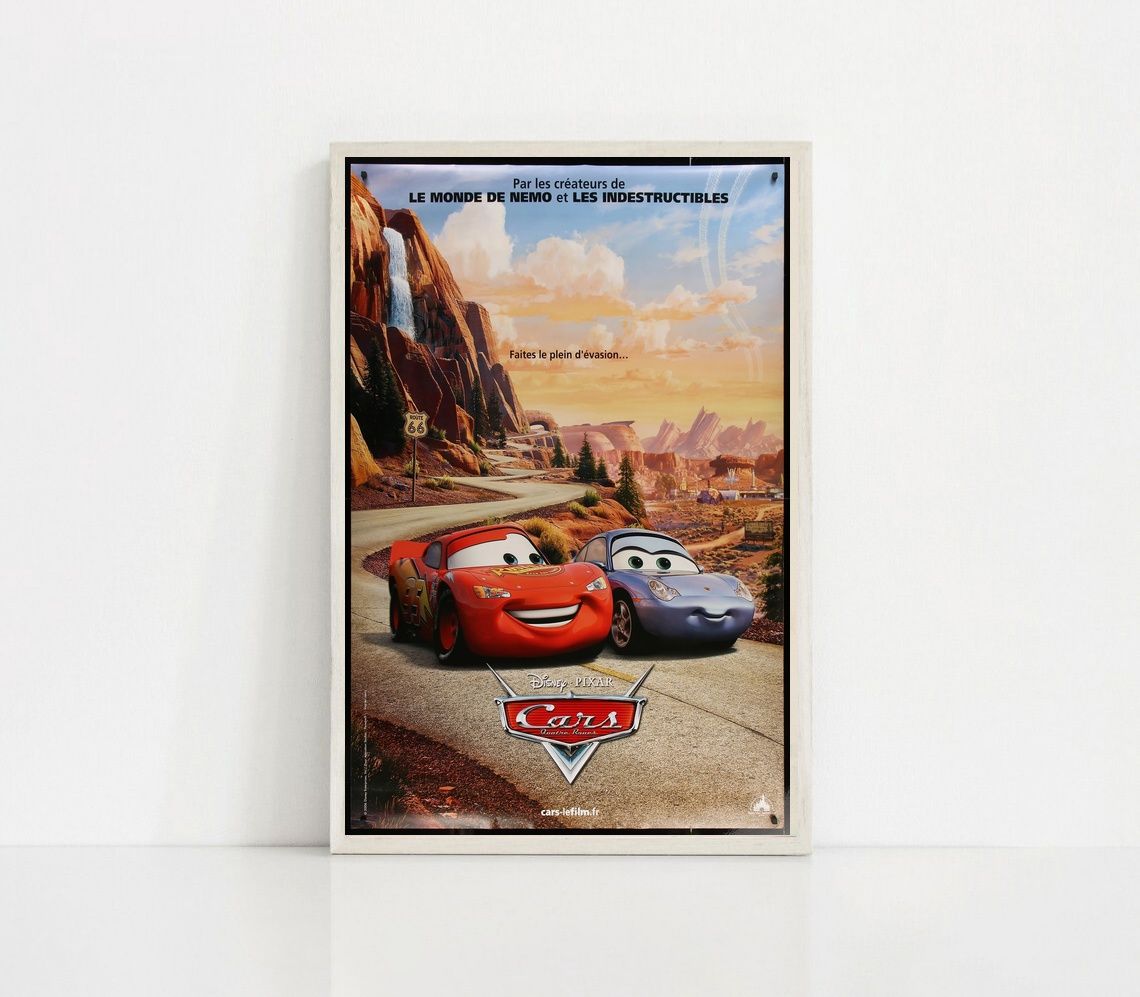 Cars 1 2006 MOVIE Poster Canvas Wall Art Home Decor (No Frame) - Image 2
