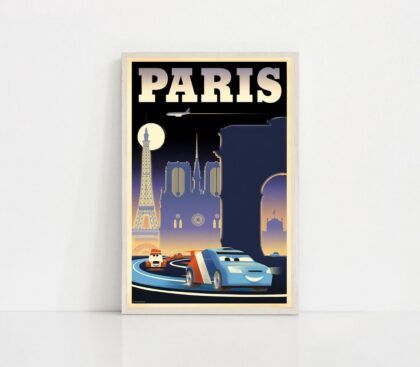 Cars 1 2006 MOVIE Poster Canvas Wall Art Home Decor (No Frame)