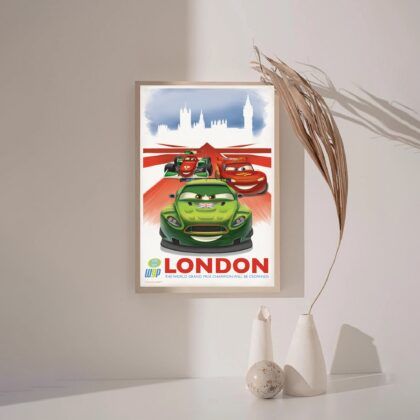 Cars 1 2006 MOVIE Poster Canvas Wall Art Home Decor (No Frame)