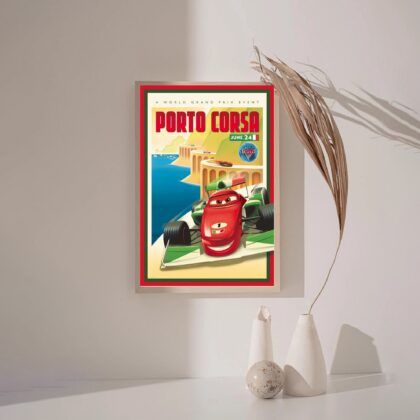 Cars 1 2006 MOVIE Poster Canvas Wall Art Home Decor (No Frame)