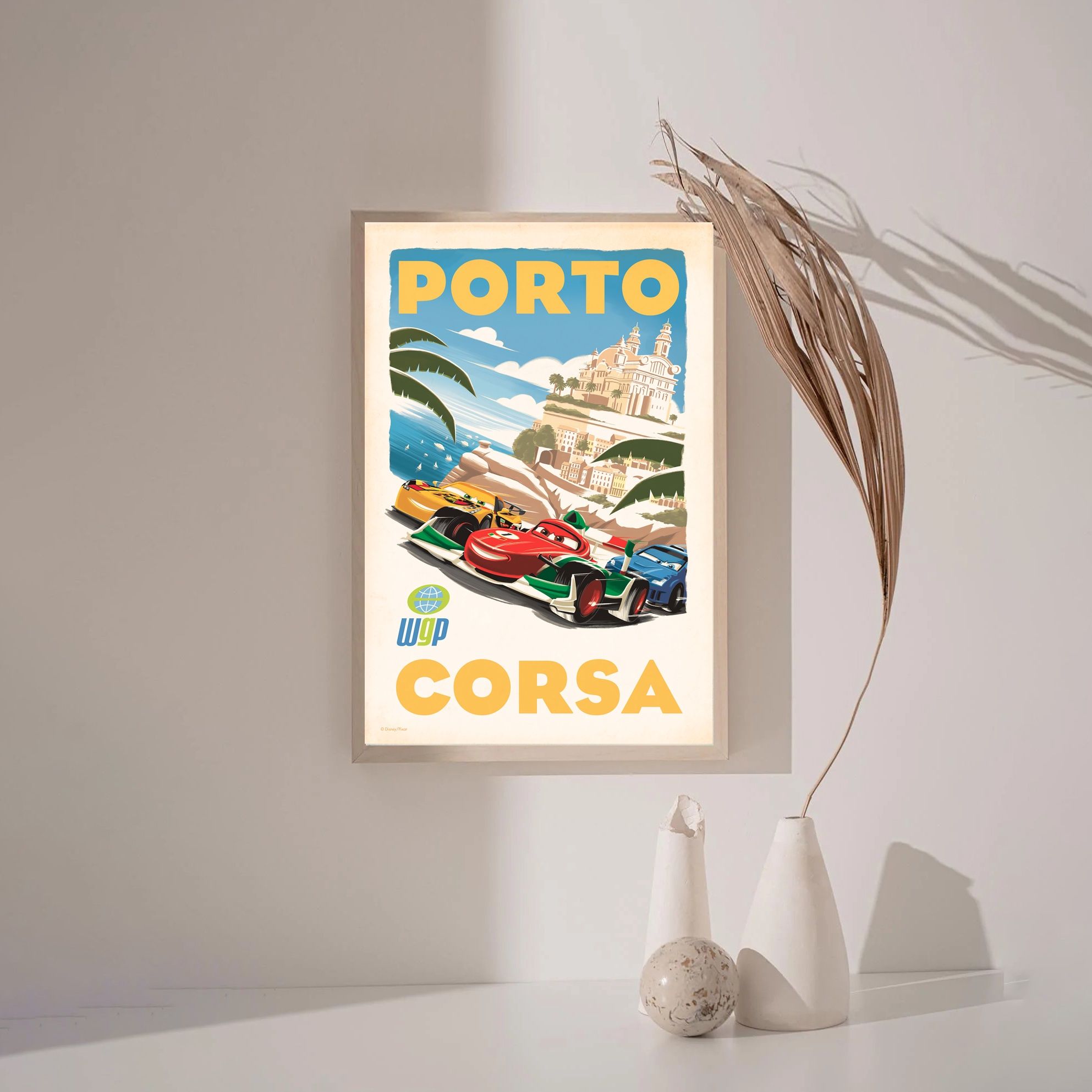 Cars 1 2006 MOVIE Poster Canvas Wall Art Home Decor (No Frame) - Image 3