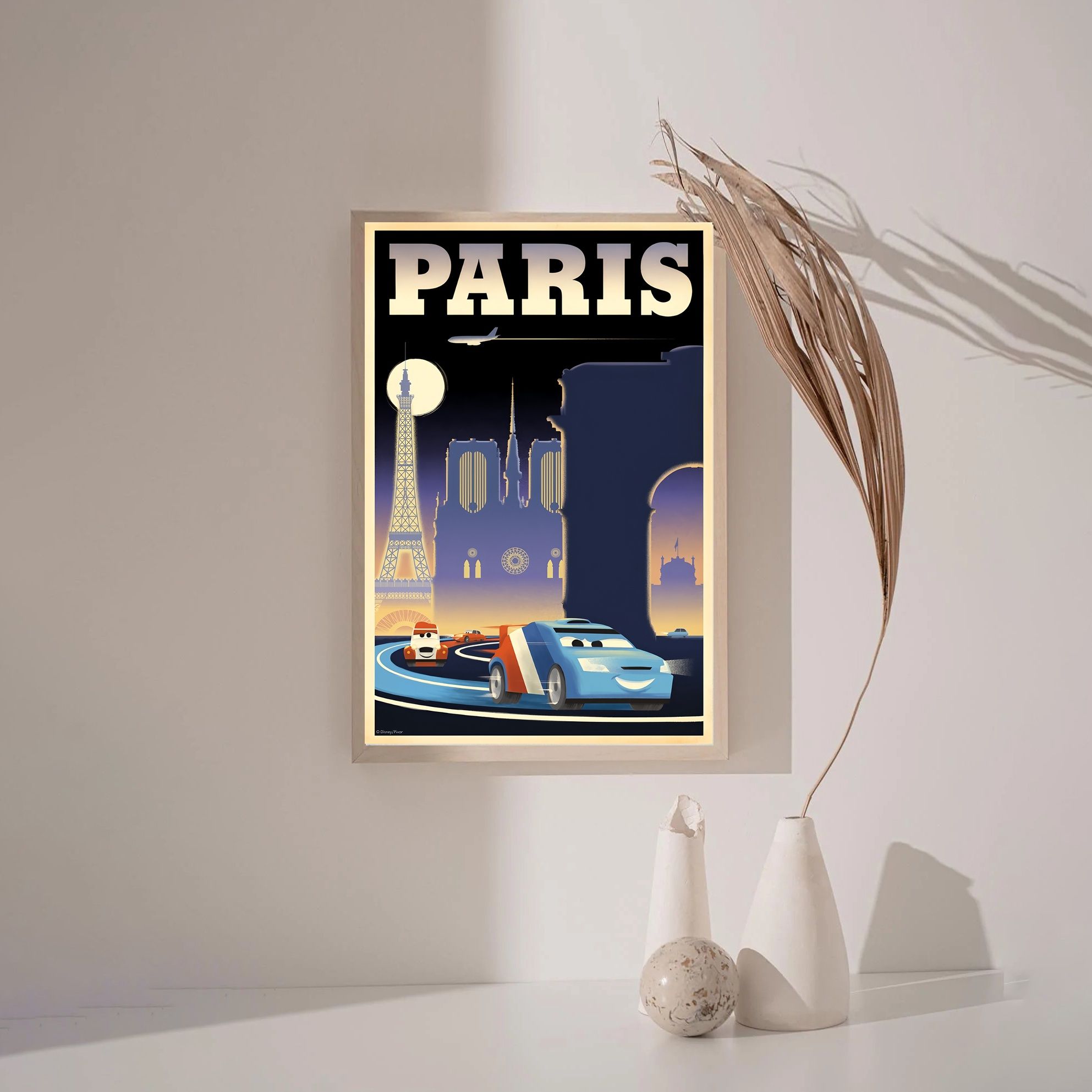 Cars 1 2006 MOVIE Poster Canvas Wall Art Home Decor (No Frame) - Image 3