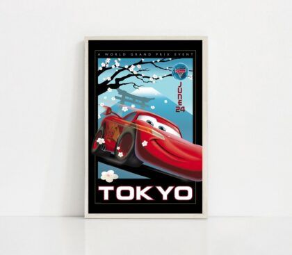 Cars 1 2006 MOVIE Poster Canvas Wall Art Home Decor (No Frame)