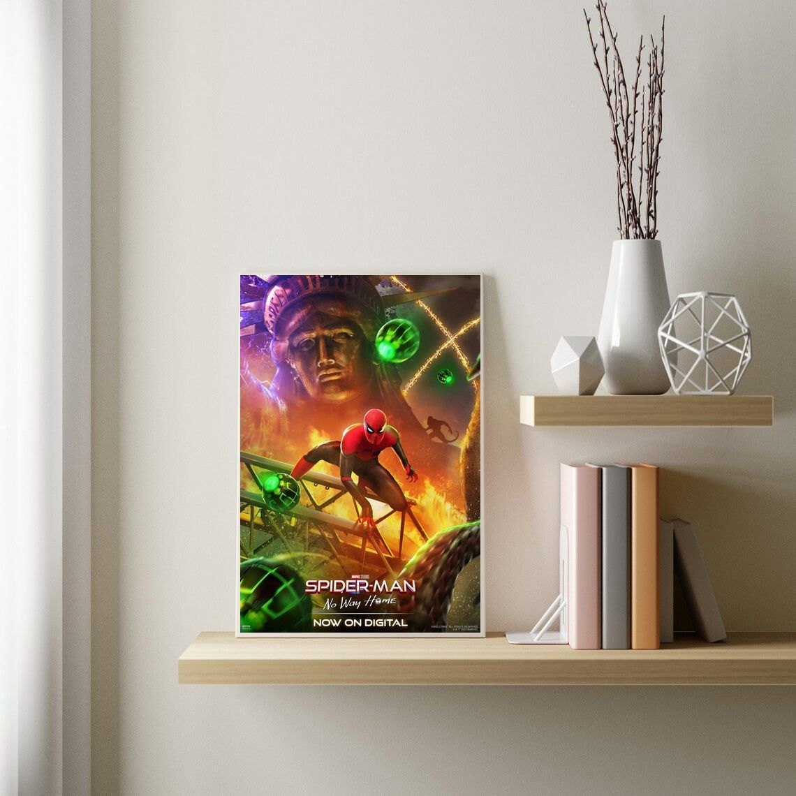 Spiderman No Way Home 2021 MOVIE Poster Canvas Wall Art Home Decor (No Frame)