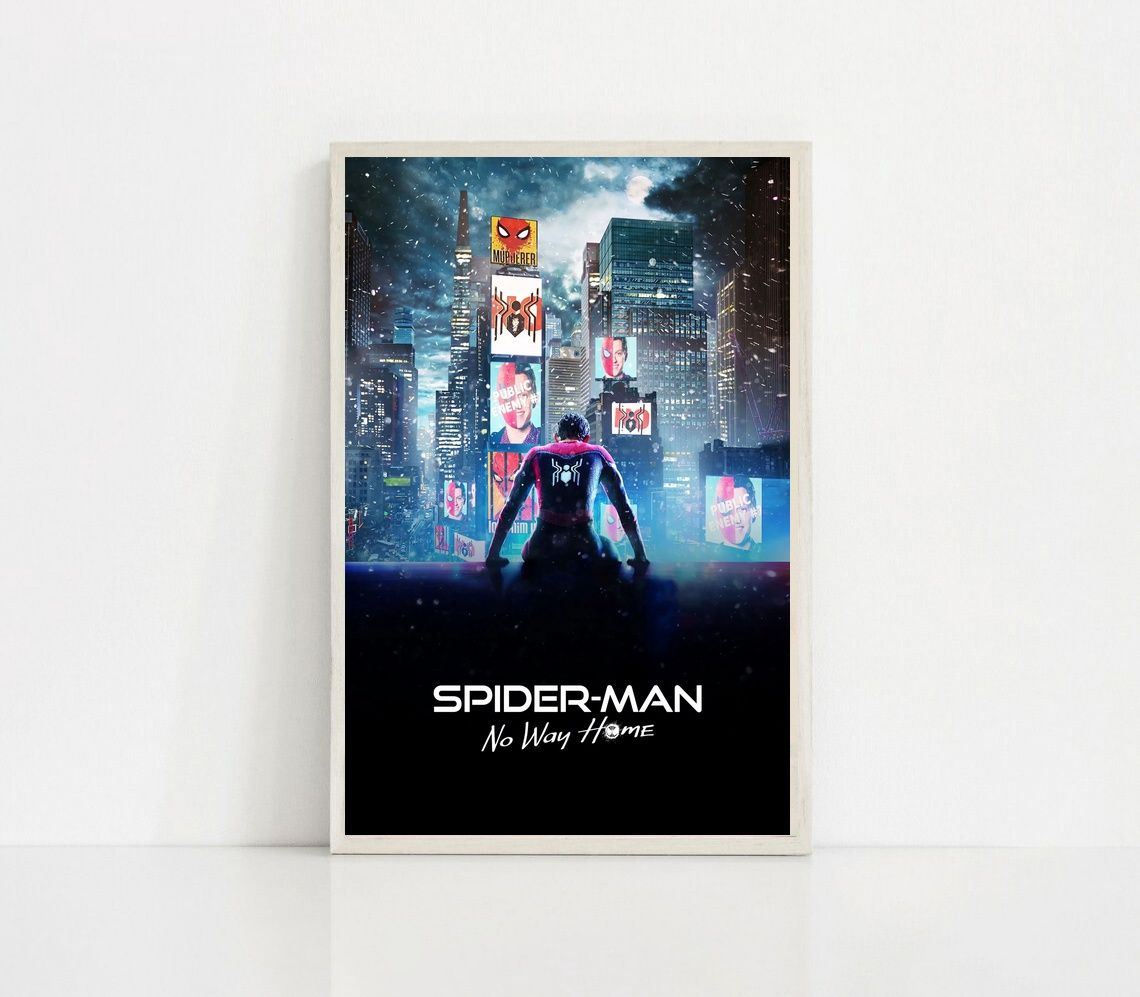 Spiderman No Way Home 2021 MOVIE Poster Canvas Wall Art Home Decor (No Frame) - Image 4