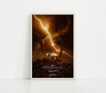 Spiderman No Way Home 2021 MOVIE Poster Canvas Wall Art Home Decor (No Frame)