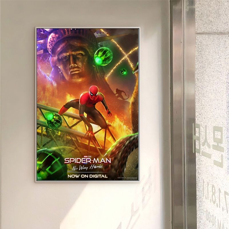 Spiderman No Way Home 2021 MOVIE Poster Canvas Wall Art Home Decor (No Frame) - Image 2