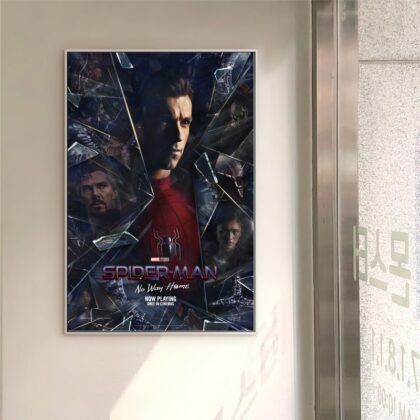 Spiderman No Way Home 2021 MOVIE Poster Canvas Wall Art Home Decor (No Frame)