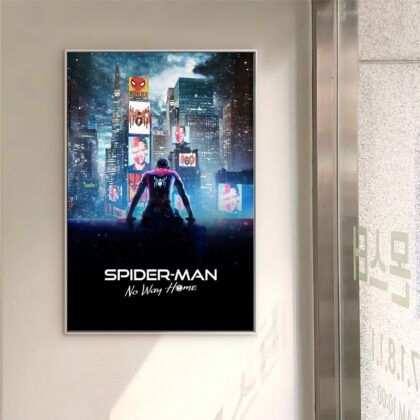 Spiderman No Way Home 2021 MOVIE Poster Canvas Wall Art Home Decor (No Frame)