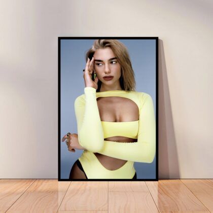 Dua Lipa Music Poster Canvas Wall Art Home Decor (No Frame)