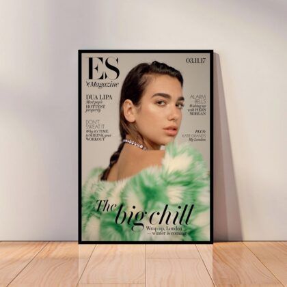 Dua Lipa Music Poster Canvas Wall Art Home Decor (No Frame)