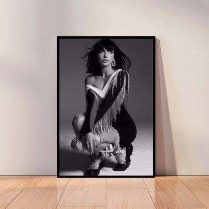 Dua Lipa Music Poster Canvas Wall Art Home Decor (No Frame)