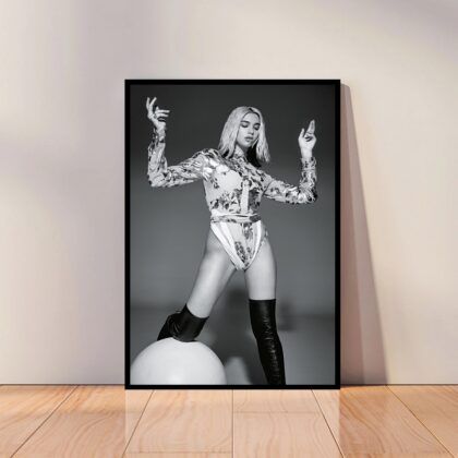 Dua Lipa Music Poster Canvas Wall Art Home Decor (No Frame)
