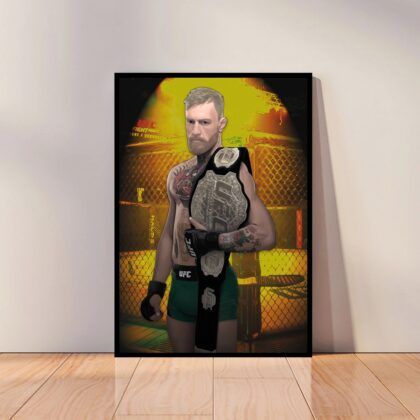 Conor McGregor Boxing Super Star Poster Canvas Wall Art Home Decor (No Frame)