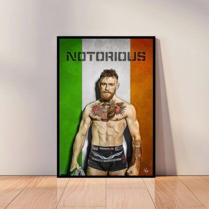 Conor McGregor Boxing Super Star Poster Canvas Wall Art Home Decor (No Frame)