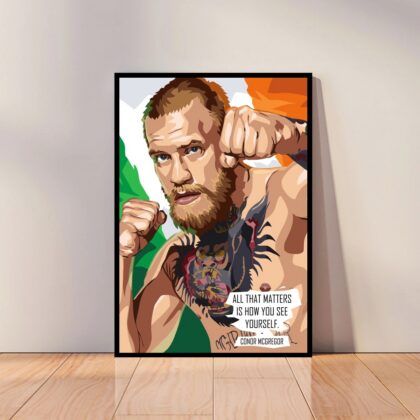 Conor McGregor Boxing Super Star Poster Canvas Wall Art Home Decor (No Frame)
