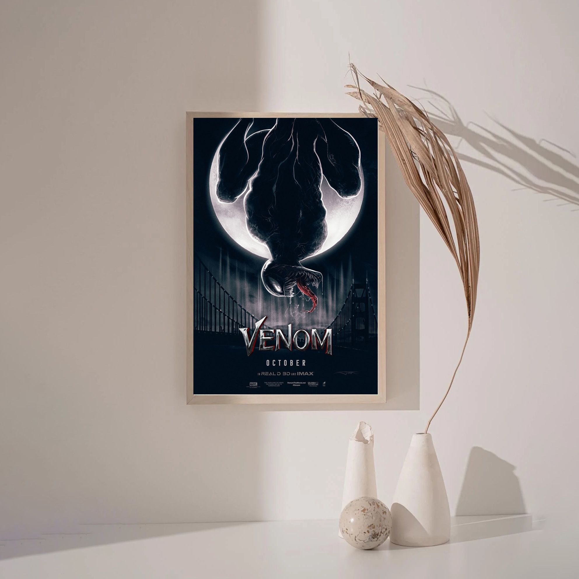 Venom 2018 MOVIE Poster Canvas Wall Art Home Decor (No Frame) - Image 3
