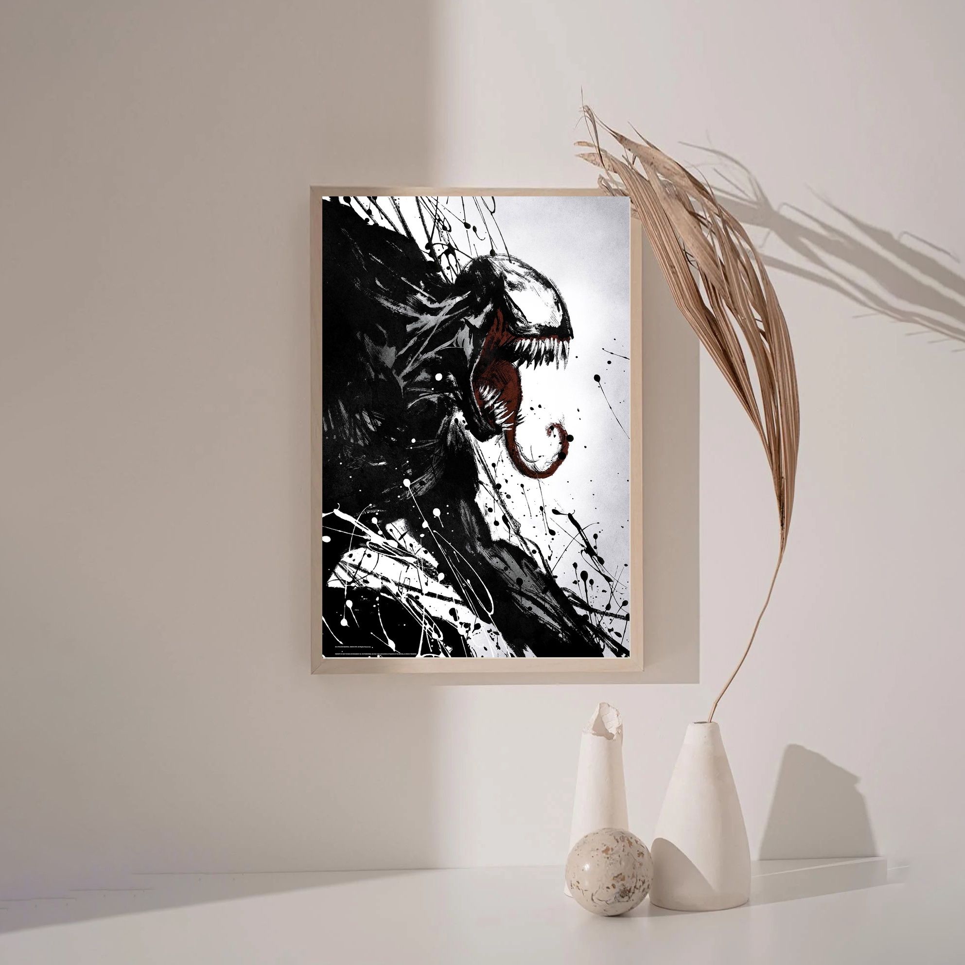 Venom 2018 MOVIE Poster Canvas Wall Art Home Decor (No Frame) - Image 3