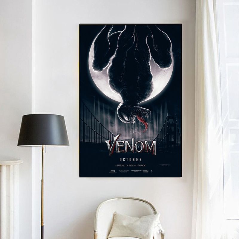 Venom 2018 MOVIE Poster Canvas Wall Art Home Decor (No Frame) - Image 4