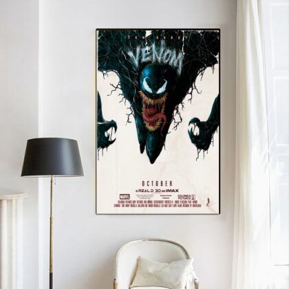 Venom 2018 MOVIE Poster Canvas Wall Art Home Decor (No Frame)