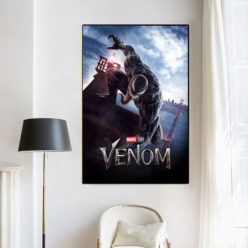Venom 2018 MOVIE Poster Canvas Wall Art Home Decor (No Frame) - Image 4