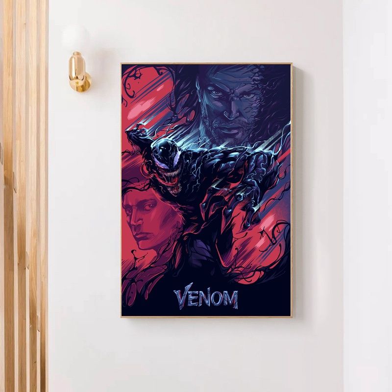 Venom 2018 MOVIE Poster Canvas Wall Art Home Decor (No Frame) - Image 4