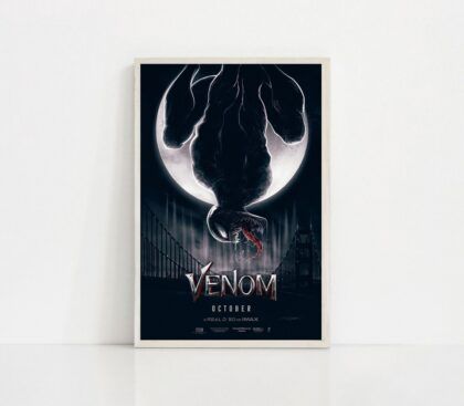 Venom 2018 MOVIE Poster Canvas Wall Art Home Decor (No Frame)