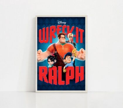 Wreck-It Ralph,Ralph Breaks the Internet MOVIE Poster Canvas Wall Art Home Decor (No Frame)