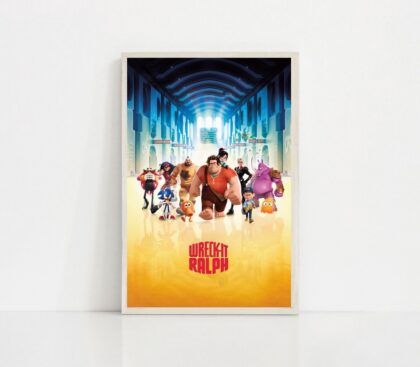 Wreck-It Ralph,Ralph Breaks the Internet MOVIE Poster Canvas Wall Art Home Decor (No Frame)