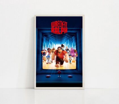 Wreck-It Ralph,Ralph Breaks the Internet MOVIE Poster Canvas Wall Art Home Decor (No Frame)
