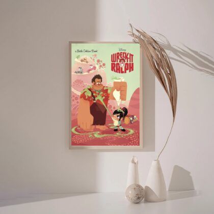 Wreck-It Ralph,Ralph Breaks the Internet MOVIE Poster Canvas Wall Art Home Decor (No Frame)