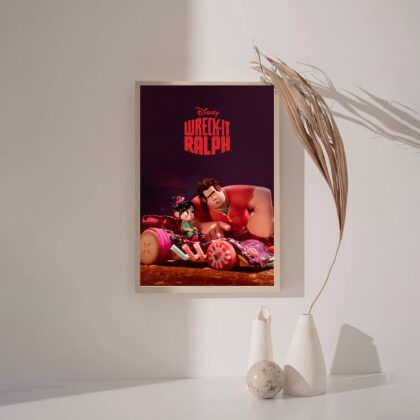 Wreck-It Ralph,Ralph Breaks the Internet MOVIE Poster Canvas Wall Art Home Decor (No Frame)